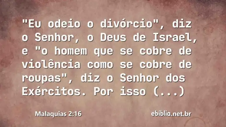 Malaquias 2:16