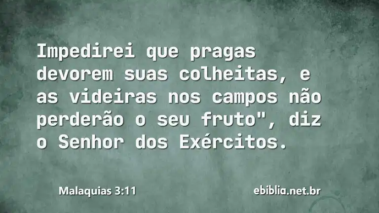 Malaquias 3:11