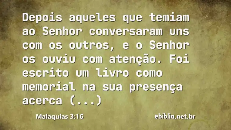 Malaquias 3:16