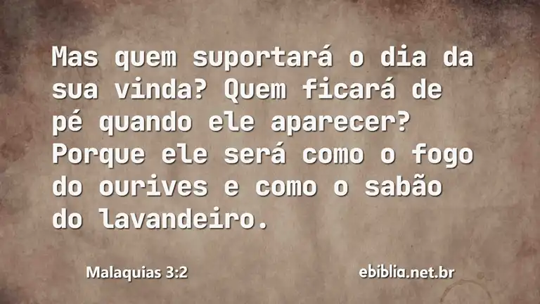 Malaquias 3:2