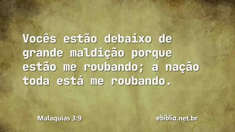 Malaquias 3:9