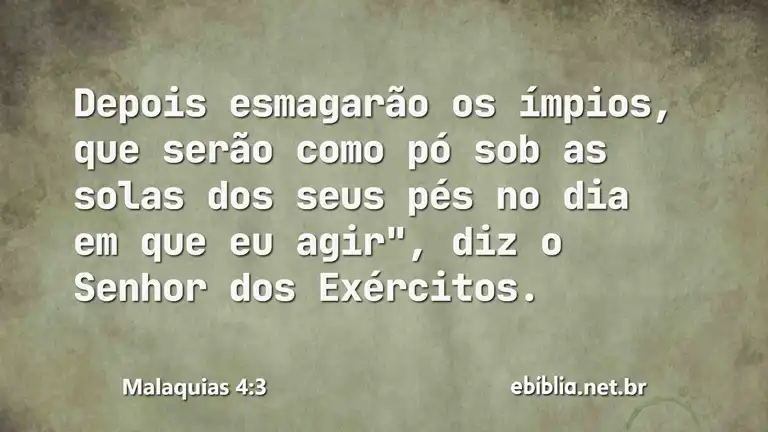 Malaquias 4:3