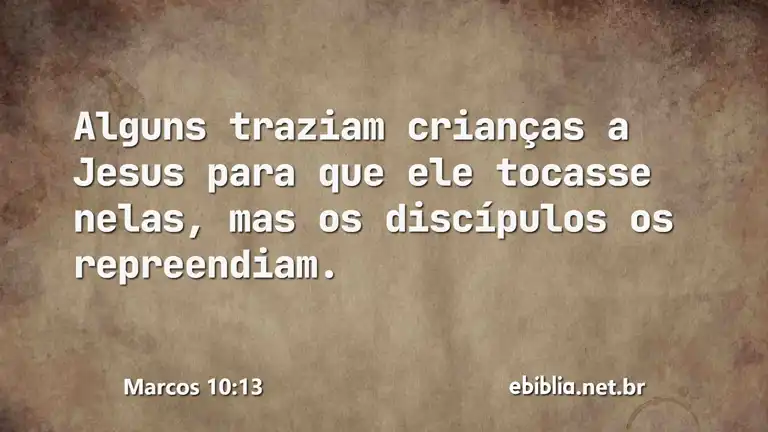 Marcos 10:13