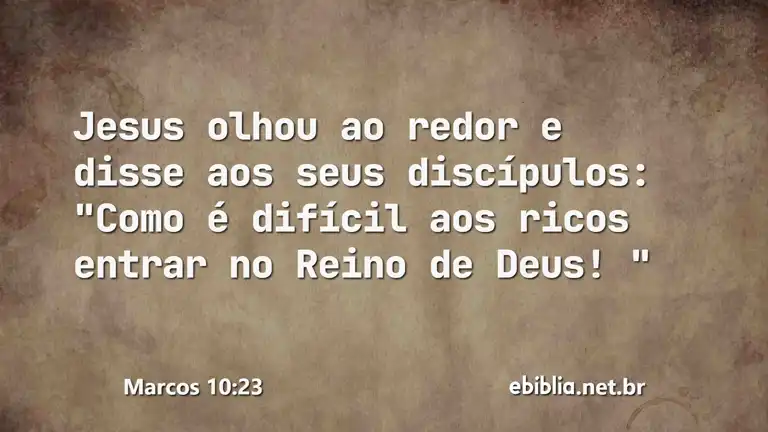 Marcos 10:23