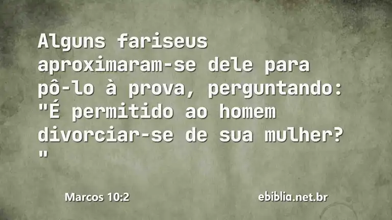 Marcos 10:2