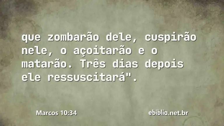 Marcos 10:34