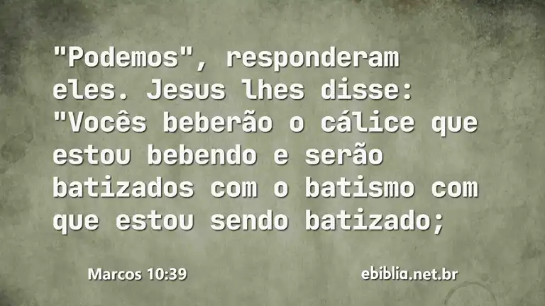 Marcos 10:39