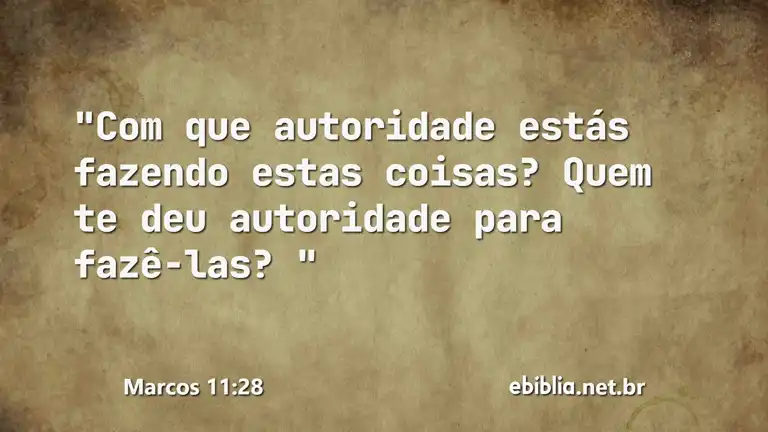 Marcos 11:28