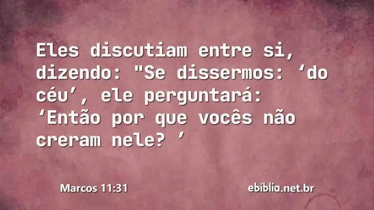 Marcos 11:31