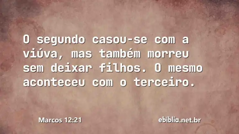 Marcos 12:21