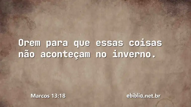 Marcos 13:18