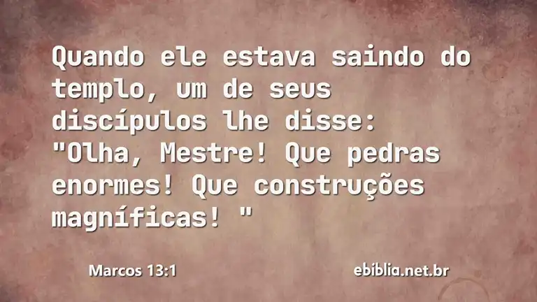 Marcos 13:1