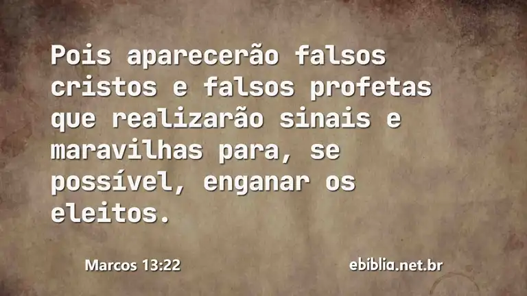 Marcos 13:22