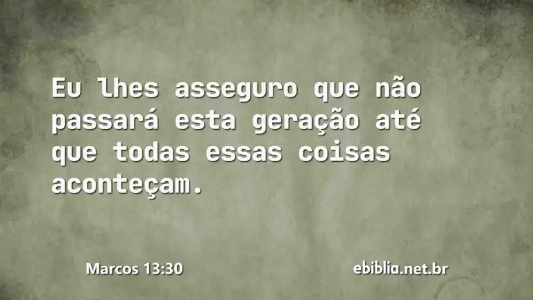 Marcos 13:30