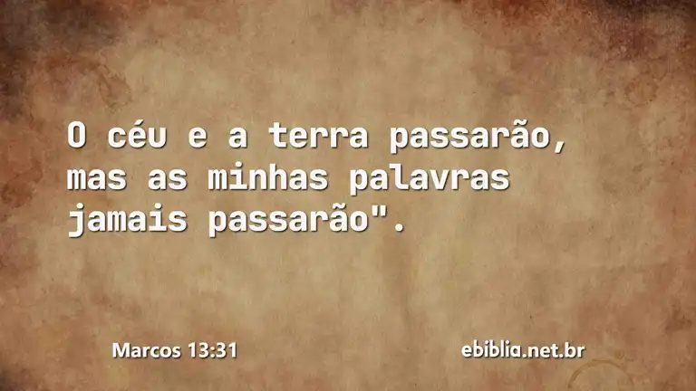 Marcos 13:31