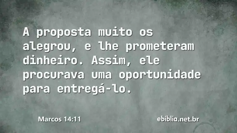 Marcos 14:11