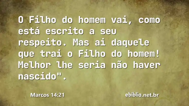 Marcos 14:21