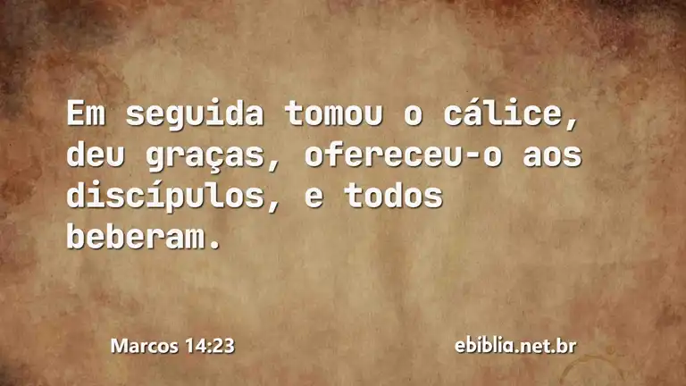 Marcos 14:23