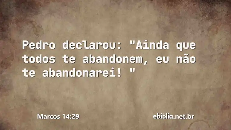 Marcos 14:29