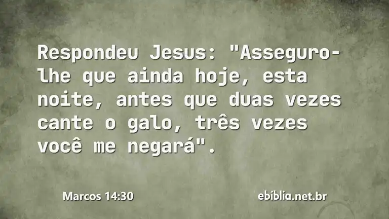 Marcos 14:30