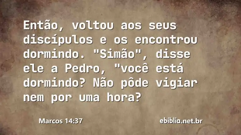 Marcos 14:37