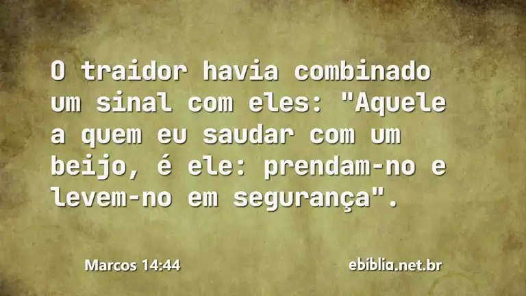 Marcos 14:44