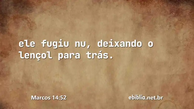 Marcos 14:52