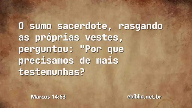 Marcos 14:63