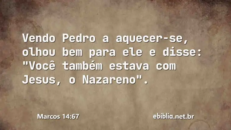 Marcos 14:67