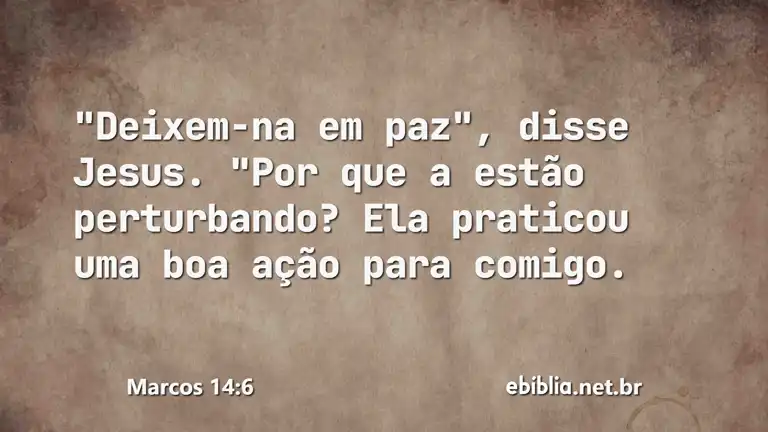 Marcos 14:6