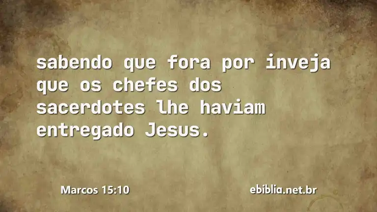 Marcos 15:10