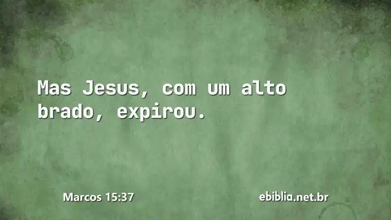 Marcos 15:37