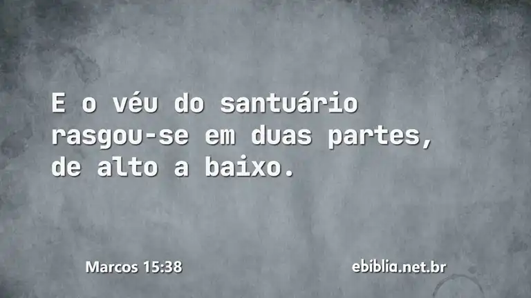 Marcos 15:38