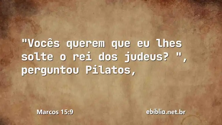 Marcos 15:9