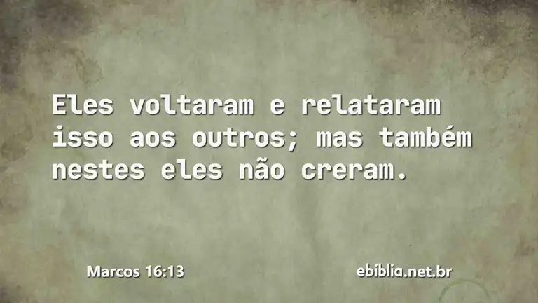 Marcos 16:13