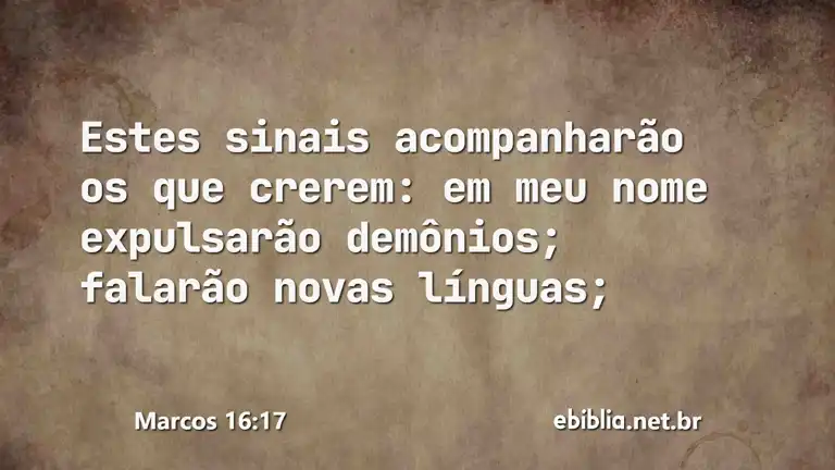 Marcos 16:17