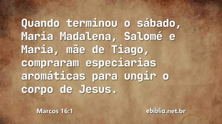 Marcos 16:1