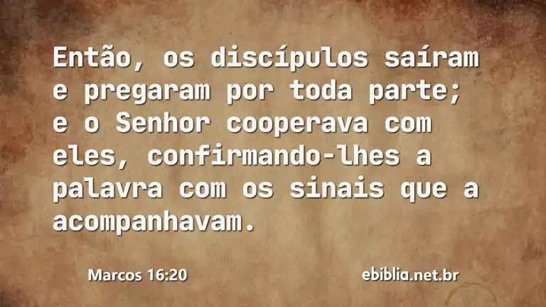 Marcos 16:20