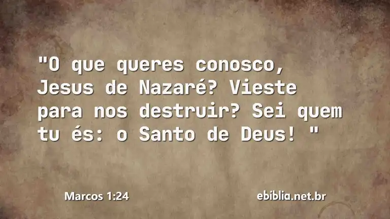 Marcos 1:24