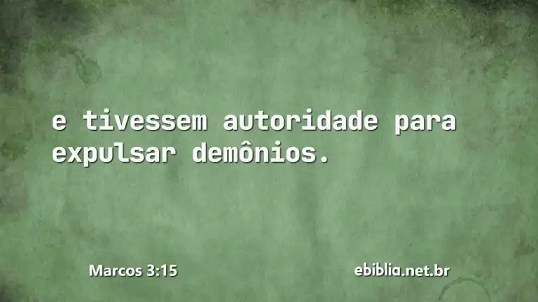 Marcos 3:15