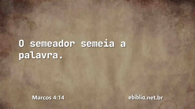 Marcos 4:14