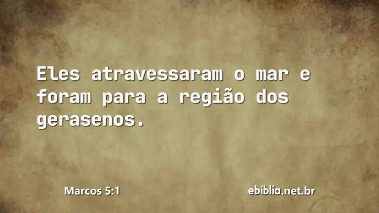 Marcos 5:1