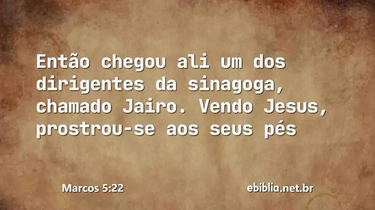 Marcos 5:22