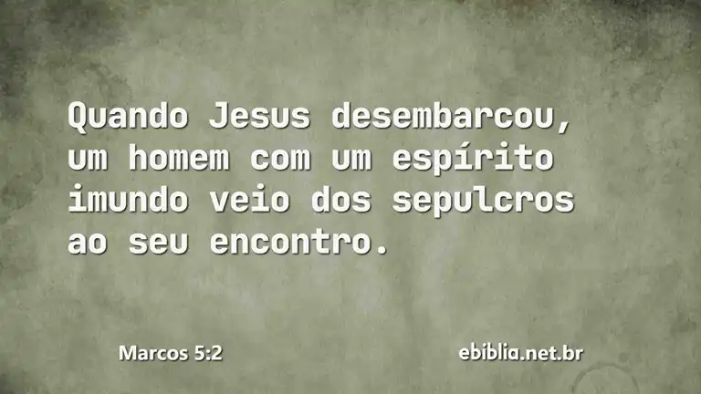 Marcos 5:2