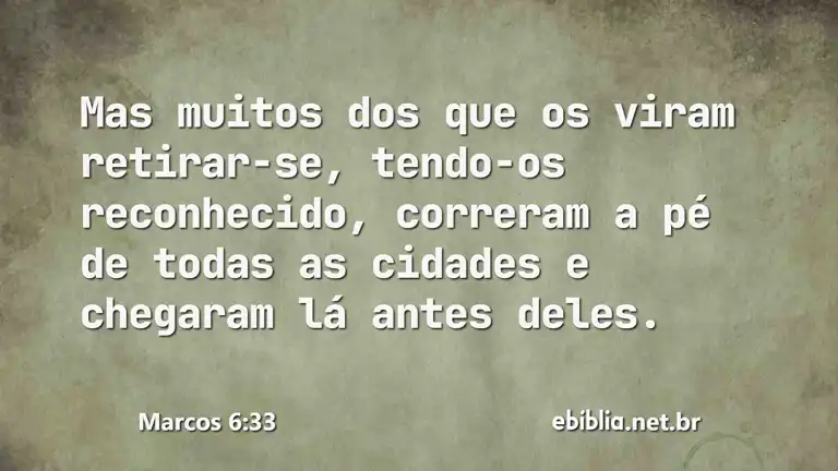 Marcos 6:33