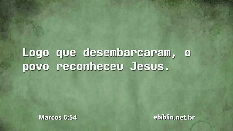 Marcos 6:54