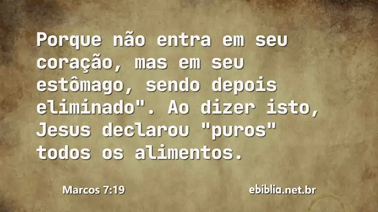 Marcos 7:19