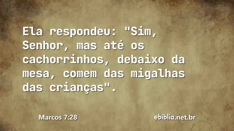 Marcos 7:28