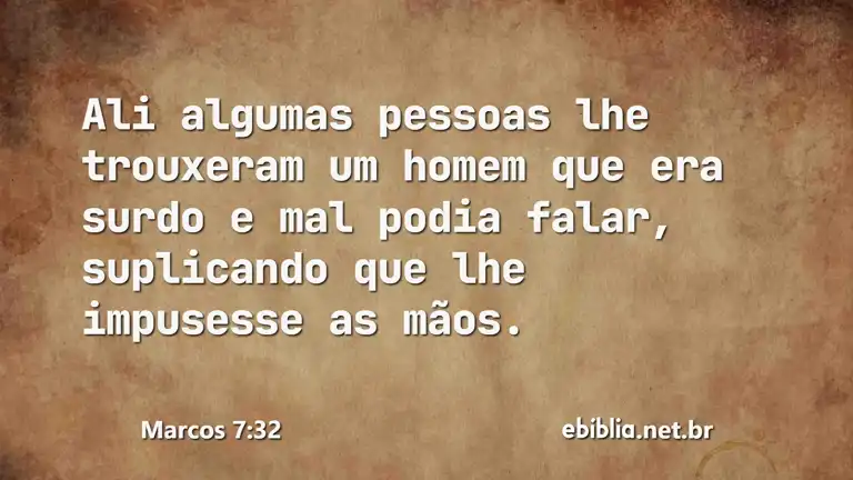 Marcos 7:32