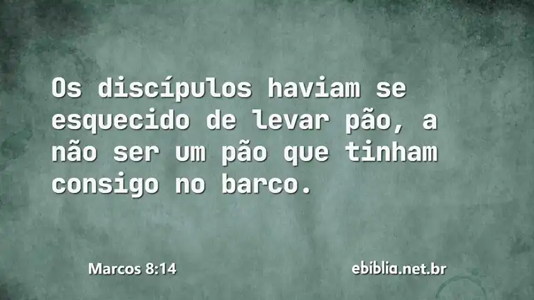 Marcos 8:14